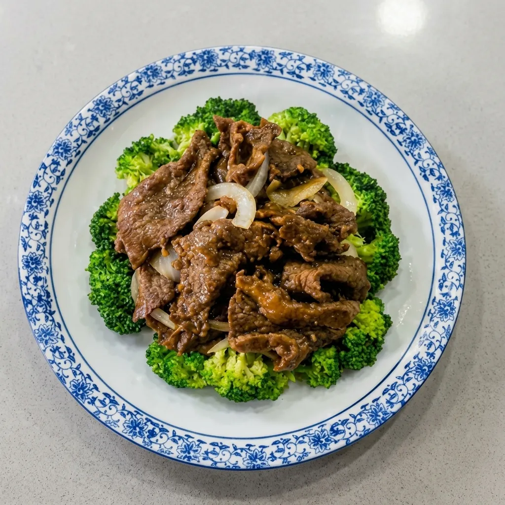 Spicy Garlic Pork wok-fried dish at Lucky Cat in London, Ontario