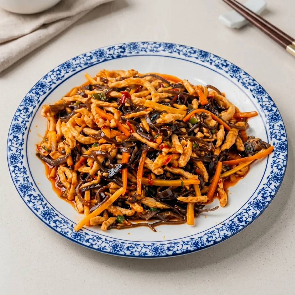 Best Spicy Garlic Pork in London, Ontario at Lucky Cat